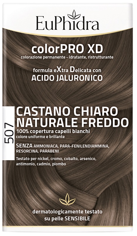 EUPHIDRA ColorPro XD 507 Castano Chiaro Naturale Freddo