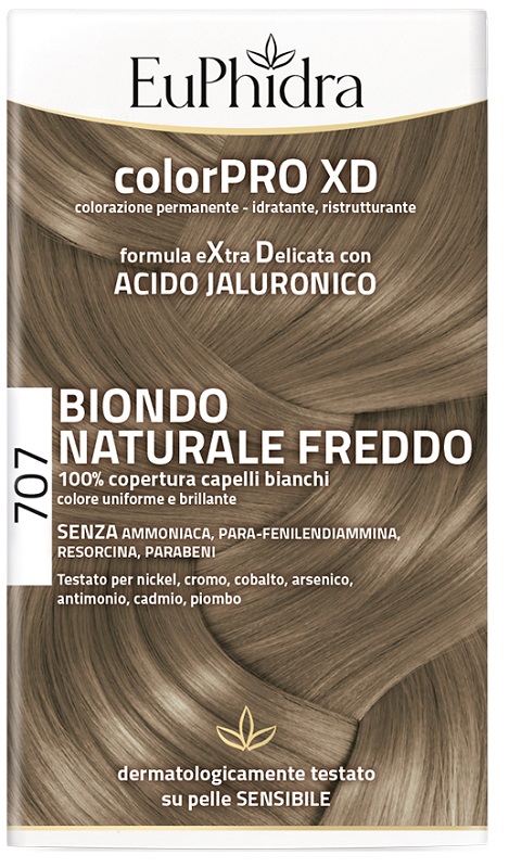 EUPHIDRA Color Pro XD 707 Biondo Naturale Freddo