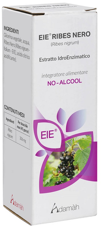 EIE RIBES NERO Gocce 60ml - Integratore per il drenaggio dei liquidi corporei e la funzionalità delle vie urinarie