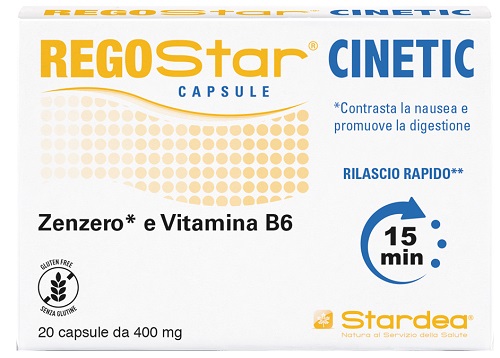 REGOSTAR Cinetic 20 Capsule Contrasta il senso di nausea e promuove la funzione digestiva