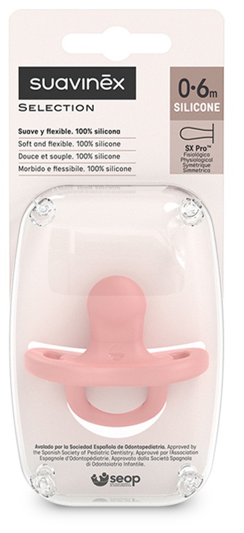 SUAVINEX ESSENCE SUCCHIETTO FISIOLOGICO TETTARELLA SX PRO 0/6 MESI ROSA NUDE