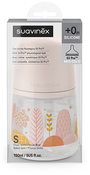 DREAMS BIBERON SILICONE 150ML SX PRO ROSA