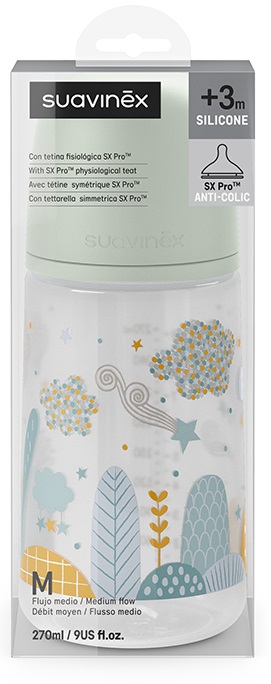 DREAMS BIBERON SILICONE 270ML SX PRO AZZURRO