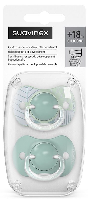 DREAMS SUCCHIETTO SILICONE +18 MESI SX PRO AZZURRO 2 PEZZI