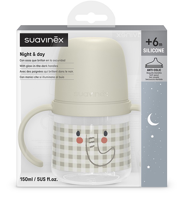 SUAVINEX BIBERON ANTI GOCCIA 150ML ELEFANTE +4 MESI