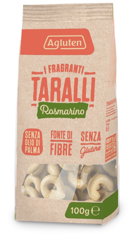 AGLUTEN Taralli Rosm.100g