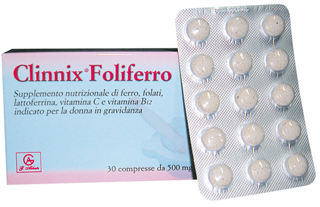 SANODET Foliferro 30 Cpr 500mg