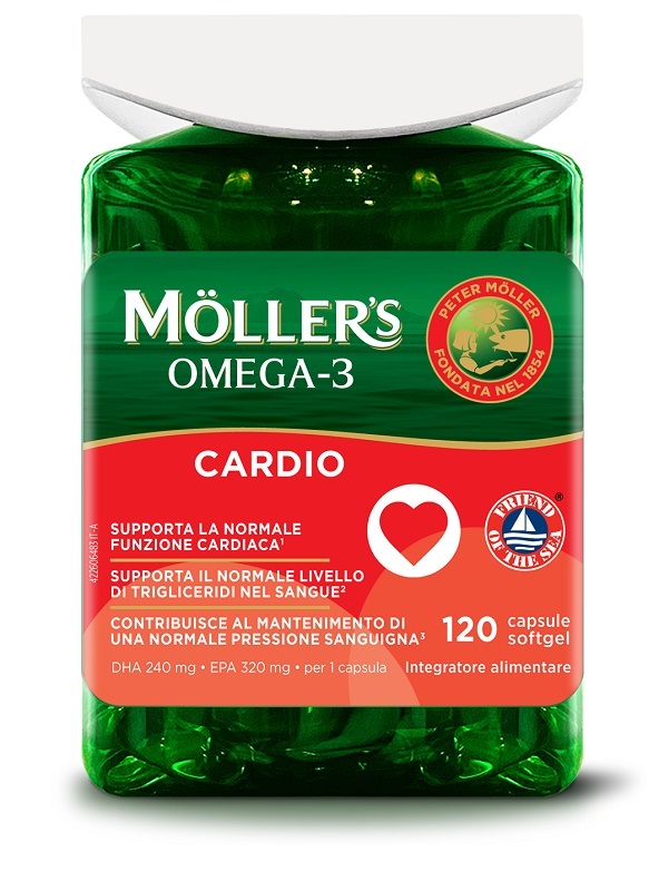 MOLLER'S Omega3 Cardio 120 Cps
