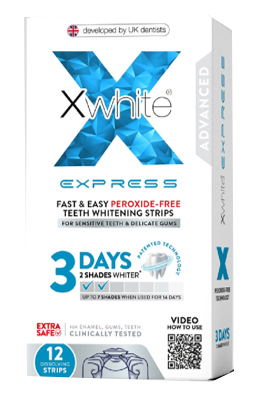 X WHITE 12 STRISCE SBIANCANTI EXPRESS