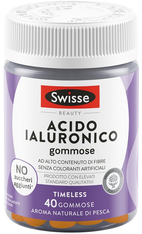SWISSE ACIDO IALURONICO 40 PASTIGLIE GOMMOSE
