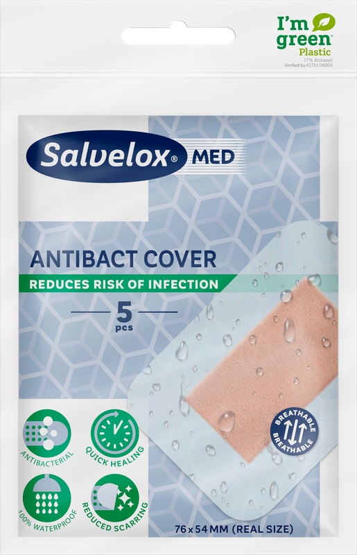 SALVELOX MED ANTIBACTCOVER 5P