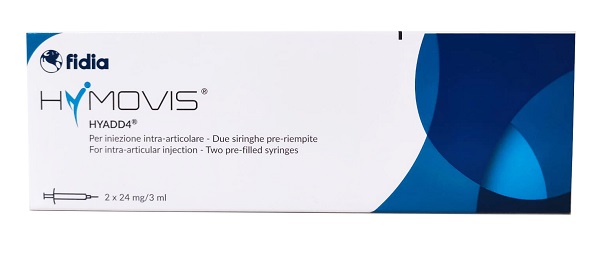 HYMOVIS HYADD4 SIRINGA INTRA ARTICOLARE PRE RIEMPITA 24MG/3ML 2 PEZZI