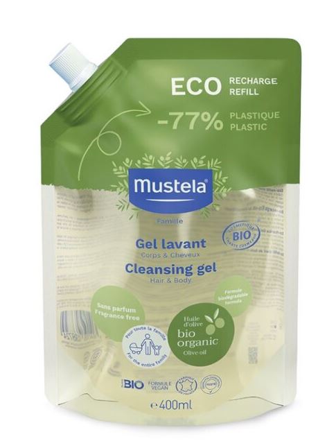 MUSTELA GEL BIO REFILL 400ML