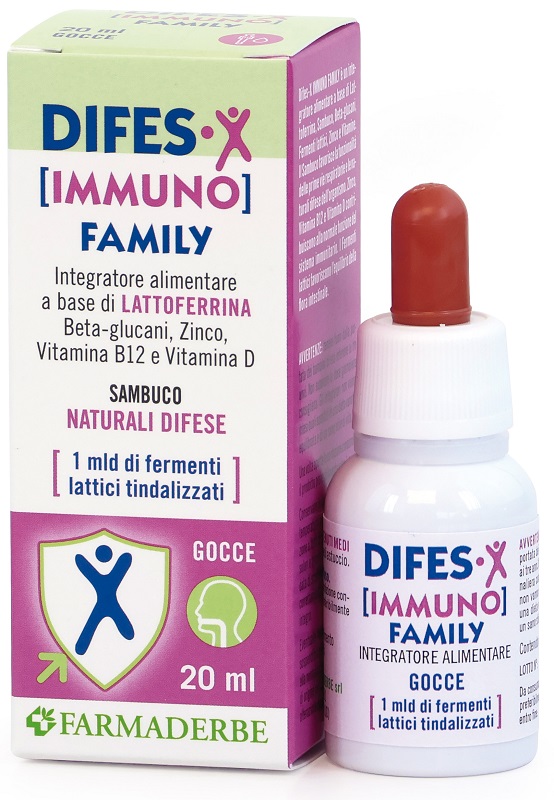 DIFES-X IMMUNO FAMILY GTT 20ML