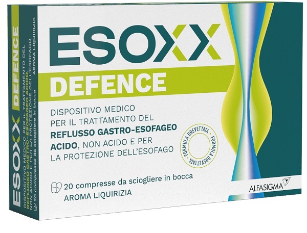ESOXX Defence 20 Compresse masticabili - Integratore per il reflusso gastro-esofageo