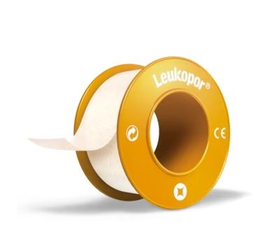 LEUKOPOR Cerotto su rocchetto per pelli sensibili cm2,5x9,2m