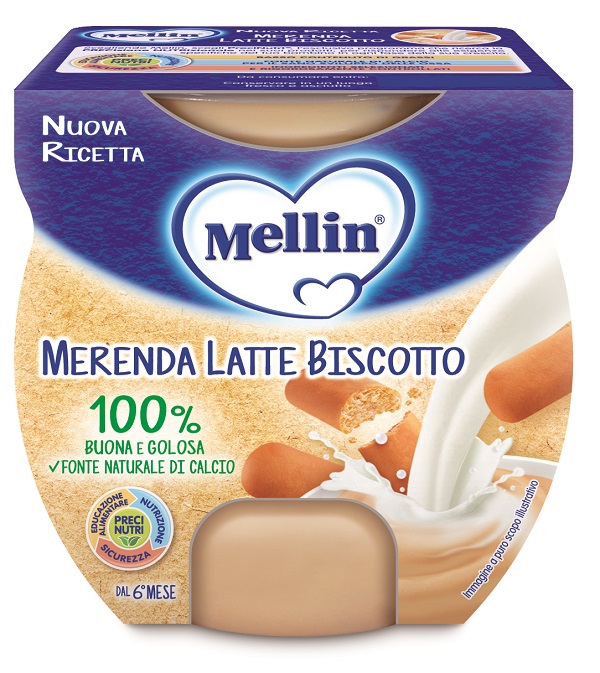 MELLIN Mer.Latte/Bisc.2x100g