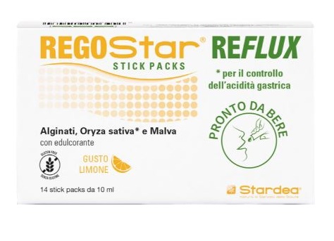 REGOSTAR Reflux 14 Stick Pack Azione lenitiva sul sistema digerente