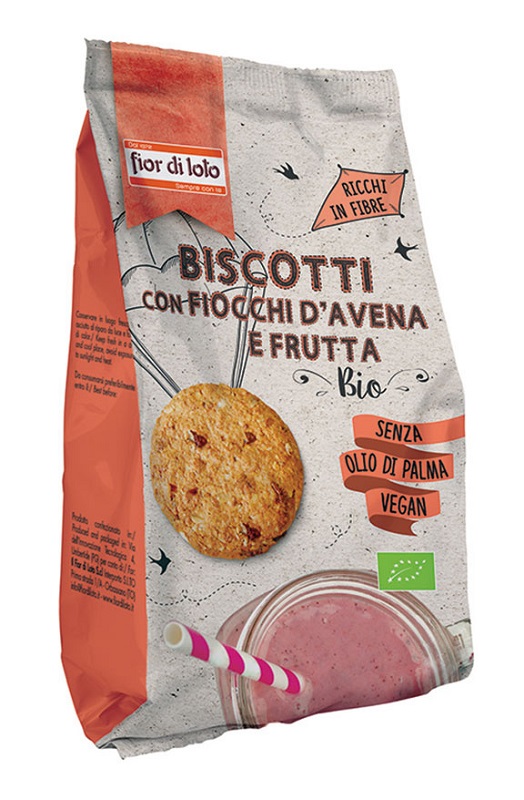 BISCOTTI CEREALI E FRUTTA BIO