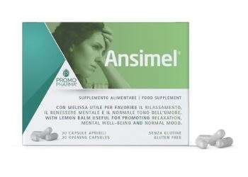 ANSIMEL 20 Capsule - Integratore per il benessere mentale e il normale tono dell'umore