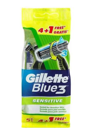 GILLETTE BLUE3 SENS 4PZ+1GR