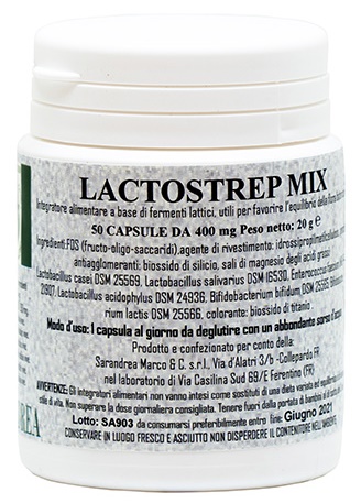 LACTOSTREP MIX 400mg 50Cps SAR
