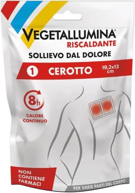 VEGETALLUMINA CEROTTO RISCALDANTE PER CARAMI, DOLORI MUSCOLARI E MESTRUALI