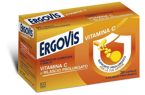 ERGOVIS VITAMINA C 30 Capsule - Integratore di Vitamina C per il sistema immunitario