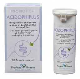 GSE Probiotic+ Acidophiplus 30 Capsule - Integratore per l'equilibrio della flora intestinale