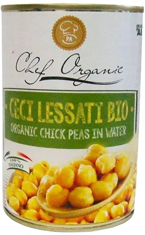 CHEF ORGANIC Ceci Lessati 400g