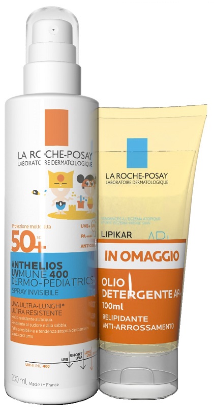 ANTHELIOS SPRAY INVISIBILE SPF50+ AP SHAKA 200ML + LIPIKAR OLIO LAVANTE 100ML