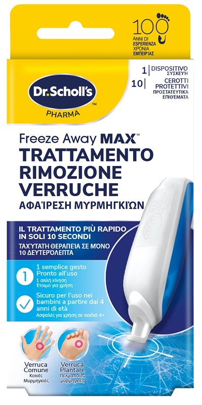 SCHOLL FREEZE AWAY MAX Trattamento rimozione verruche 35ml