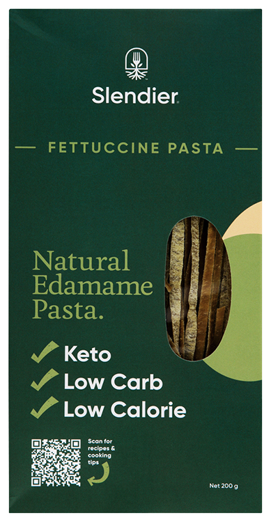 SLENDIER Fettucc.Edamame 200g