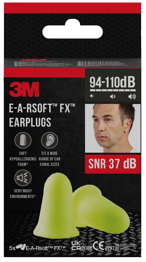 3M INSERTI AURICOLARI MORBIDI EARSOFT FX 5 PAIA