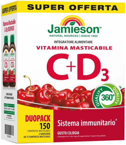 JAMIESON DUOPACK VITAMINA C+D