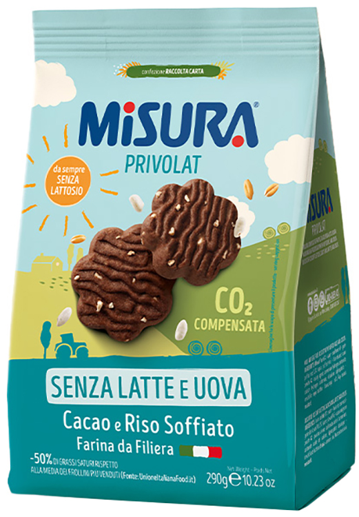 MISURA Bisc.Cacao R/Soff.290g