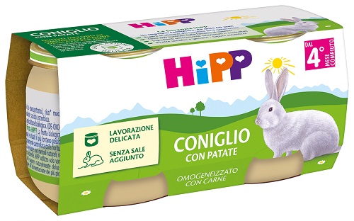 Omogeneizzato HIPP Coniglio con patate 2x80g