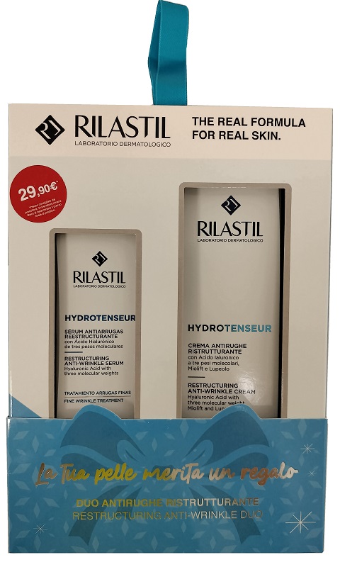 RILASTIL COFANETTO NATALE IDRATANTE Crema Leggera 40 ml + Gel Contorno Occhi 15 ml
