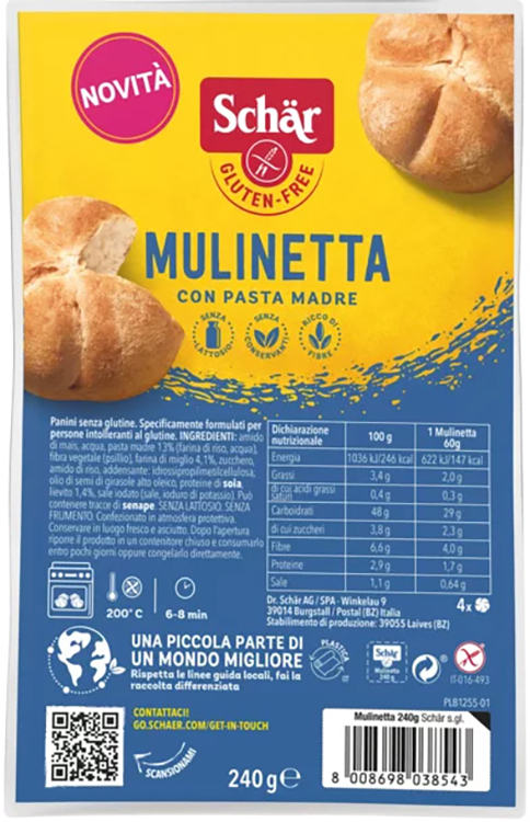 SCHAR Mulinetta 4x60g
