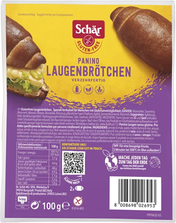 SCHAR Panino Laugen 100g