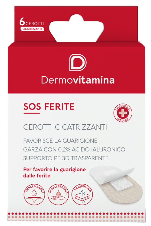 DERMOVITAMINA SOS FERITE 6 Cerotti Cicatrizzanti