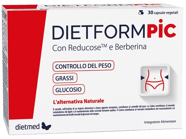 DIETFORMPIC 30 CAPSULE VEGETALI - Integratore per l'equilibrio del peso corporeo