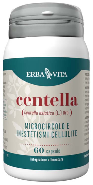 CENTELLA 60 Capsule - Integratore per la funzionalità del microcircolo e contro gli inestetismi della cellulite