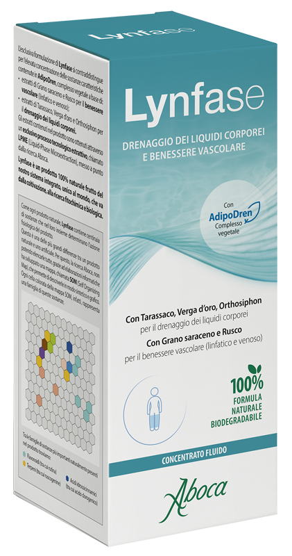 FITOMAGRA LYNFASE Concentrato Fluido 180g - Integratore per il drenaggio dei liquidi corporei e il controllo del peso