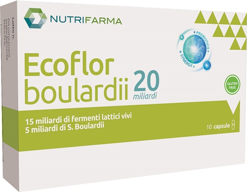 ECOFLOR BOULARDII 20MLD 10CPS