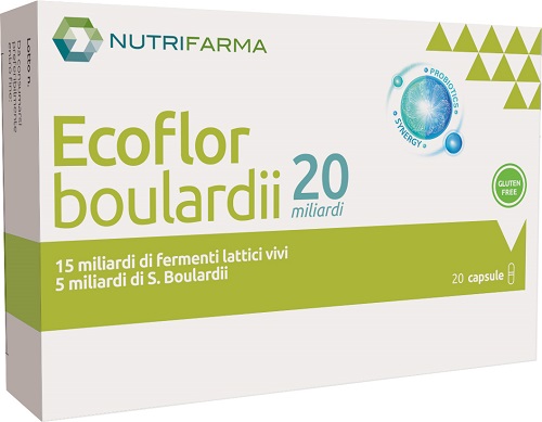 ECOFLOR BOULARDII 20MLD 20CPS