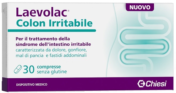Laevolac Colon Irritabile - Chiesi Farmaceutici - 30 compresse - Rimedio per alleviare i sintomi del colon irritabile
