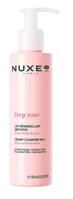 NUXE VERY ROSE CREAMY CLEANSING MILK 200ml - Latte detergente struccante