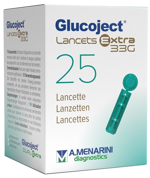 GLUCOJECT Lancets Plus 33g*25p