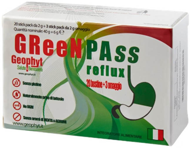 GREEN PASS Reflux 20+3 Bust.